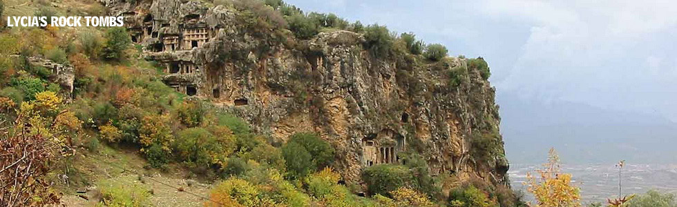 lycia rock tombs turkey